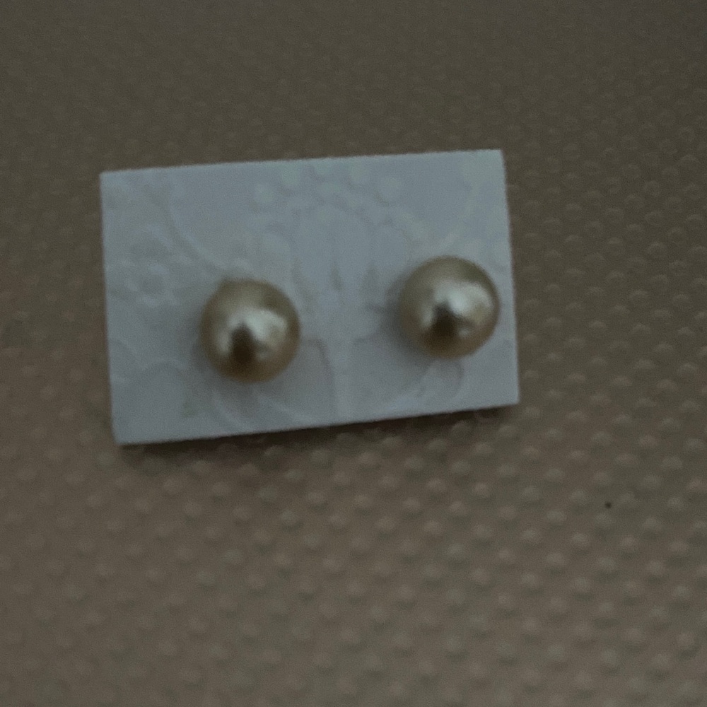 Target Silver Heart Stud Earrings